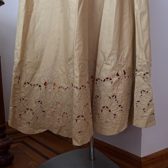 Coldwater Creek Tan A-Line Skirt - Picture 2 of 4